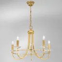 KOLARZ Imperial chandelier, five-bulb