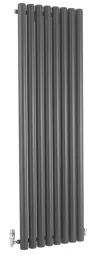 Ximax Vulkan Vertical Designer Radiator, Anthracite (W)585mm (H)1800mm