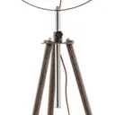 Rust-coloured Xirena I tripod floor lamp