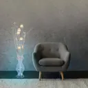 Anton LED floor lamp, RGB colour change, vase look