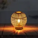 Hildegard table lamp, made of bamboo, Ø 30 cm