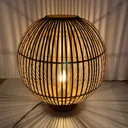 Hildegard table lamp, made of bamboo, Ø 30 cm