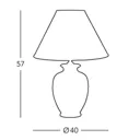 Giardino Lemone table lamp, Ø 40 cm