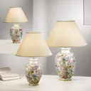 KOLARZ Giardino Panse - floral table lamp, 30 cm