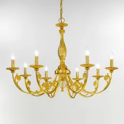 Imposing chandelier Pisani, 101 cm