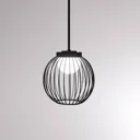 Boho LED pendant light IP65, cage lampshade